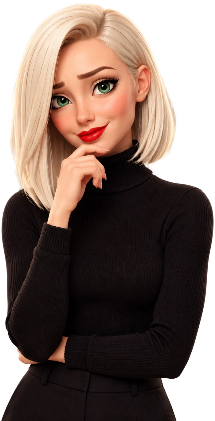 Olga thinking